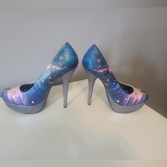 Iron Fist Unicornicopia Platform Heels, VGUC, Size 7 - Picture 4 of 7